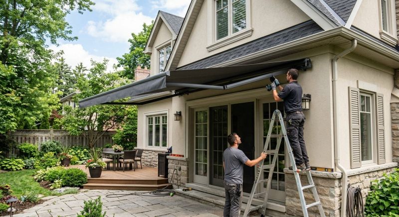 Custom Awning Installation in Marin County, CA