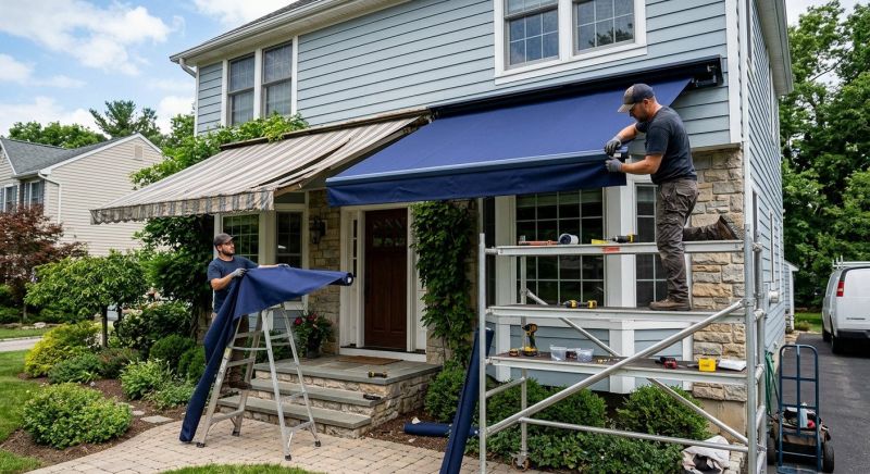 Fabric Awning Replacement in Santa Rosa, CA