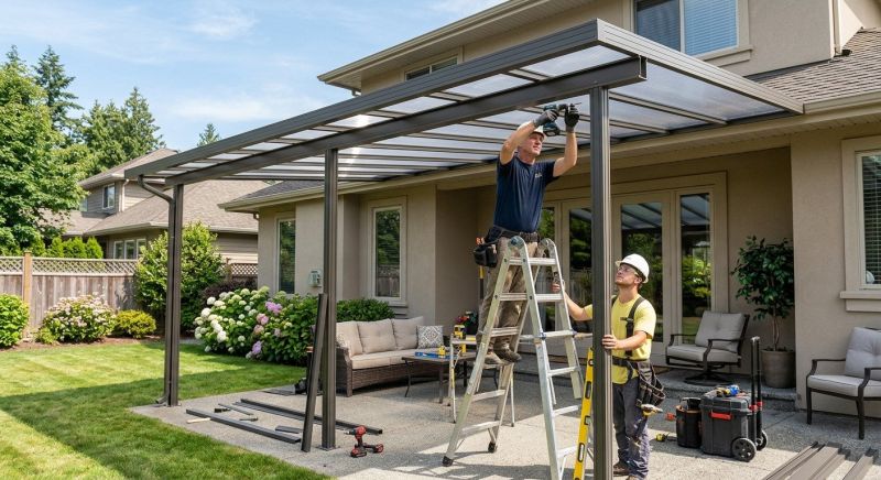 Metal Patio Cover Installation in Sonoma County, CA