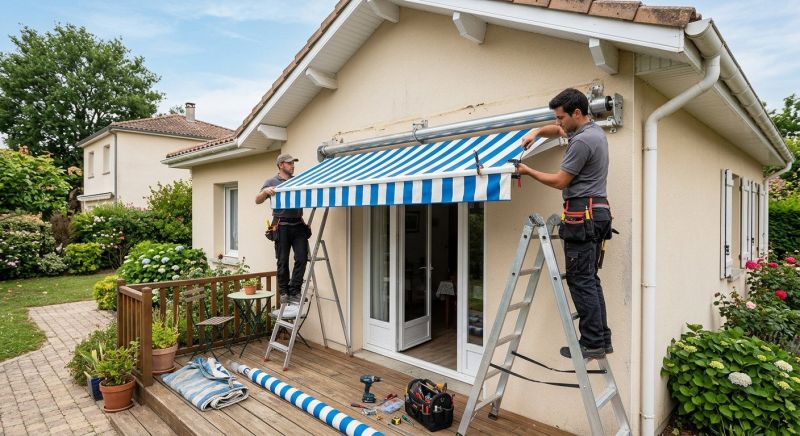 Custom Awning Installation in Santa Rosa, CA