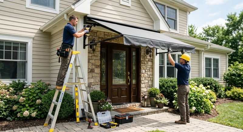 Entrance Awning Installation in Sonoma County, CA