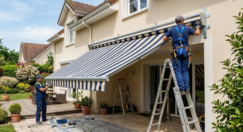 Fabric Awning Installation in Santa Rosa, CA