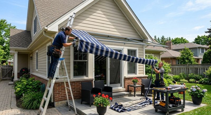Fabric Awning Replacement in Sonoma County, CA