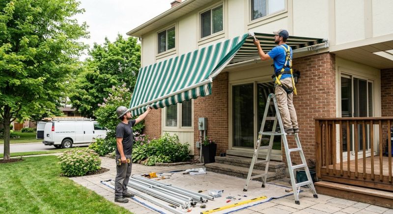 House Awning Installation in Santa Rosa, CA
