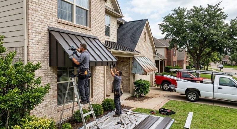 Metal Awning Installation in Santa Rosa, CA