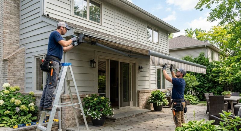 Retractable Awning Installation in Sonoma County, CA