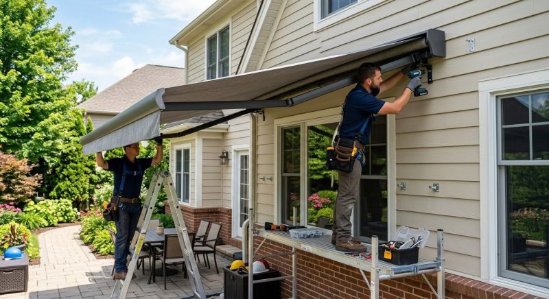 Retractable Awning Installation in Sonoma County, CA