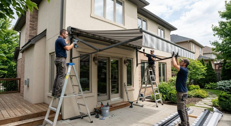 Retractable Awning Installation in Marin County, CA