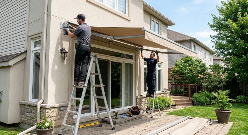 Retractable Awning Replacement in Sonoma County, CA